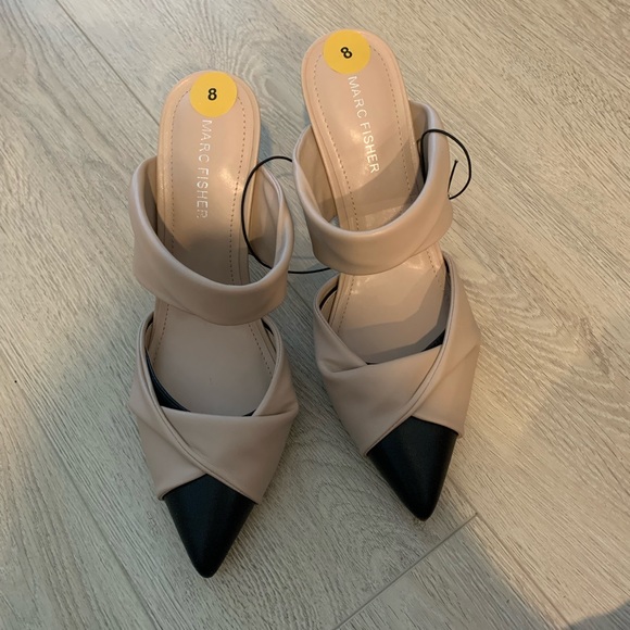 Marc Fisher | Shoes | Marc Fisher Heaton Twisted Strap Heeled Pointed Toe  Mule8 | Poshmark